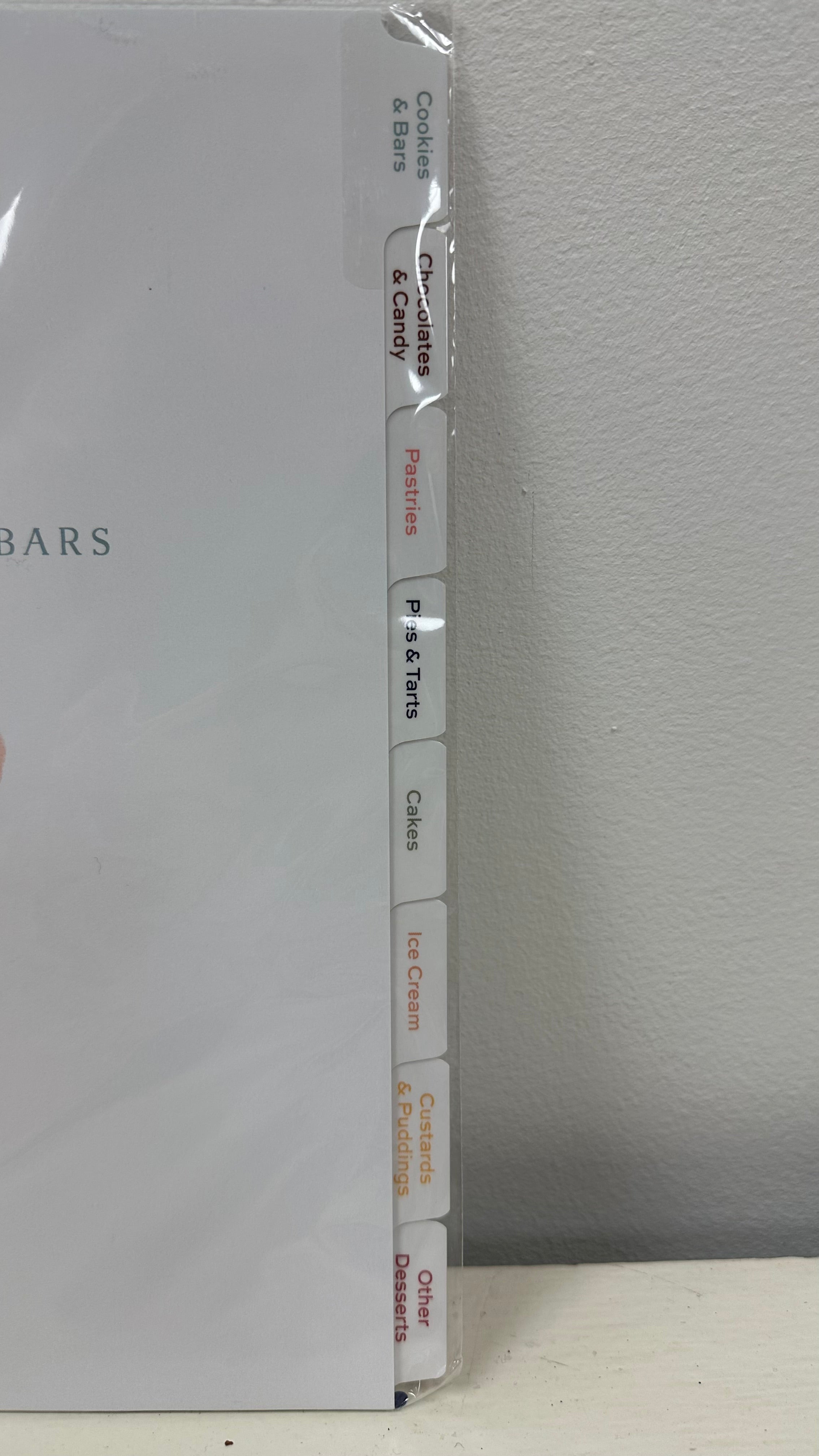 Recipes Binder Dividers