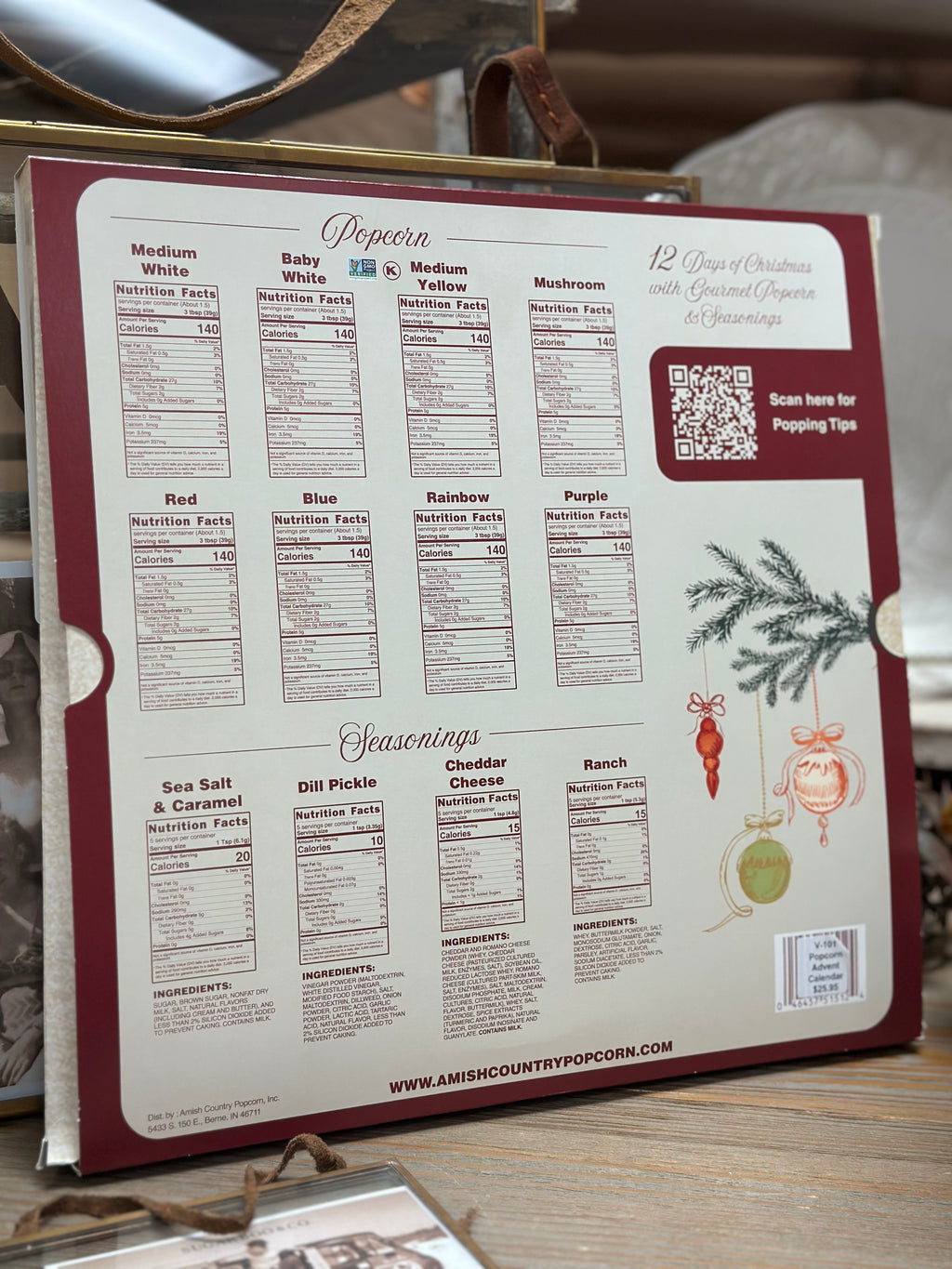 Amish Country Popcorn Advent Calendar