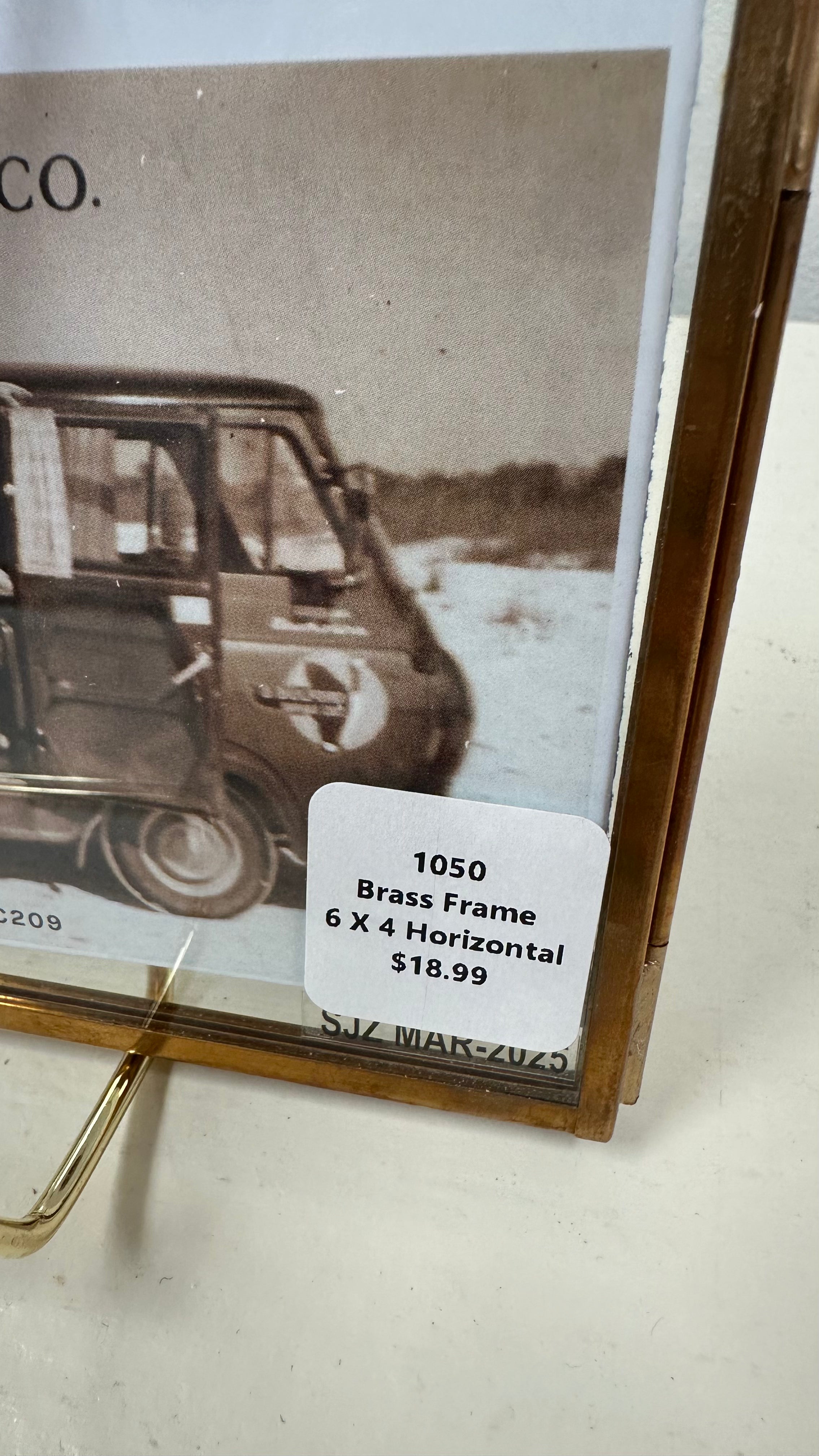 Brass Picture Frame (4x6 Horizontal)