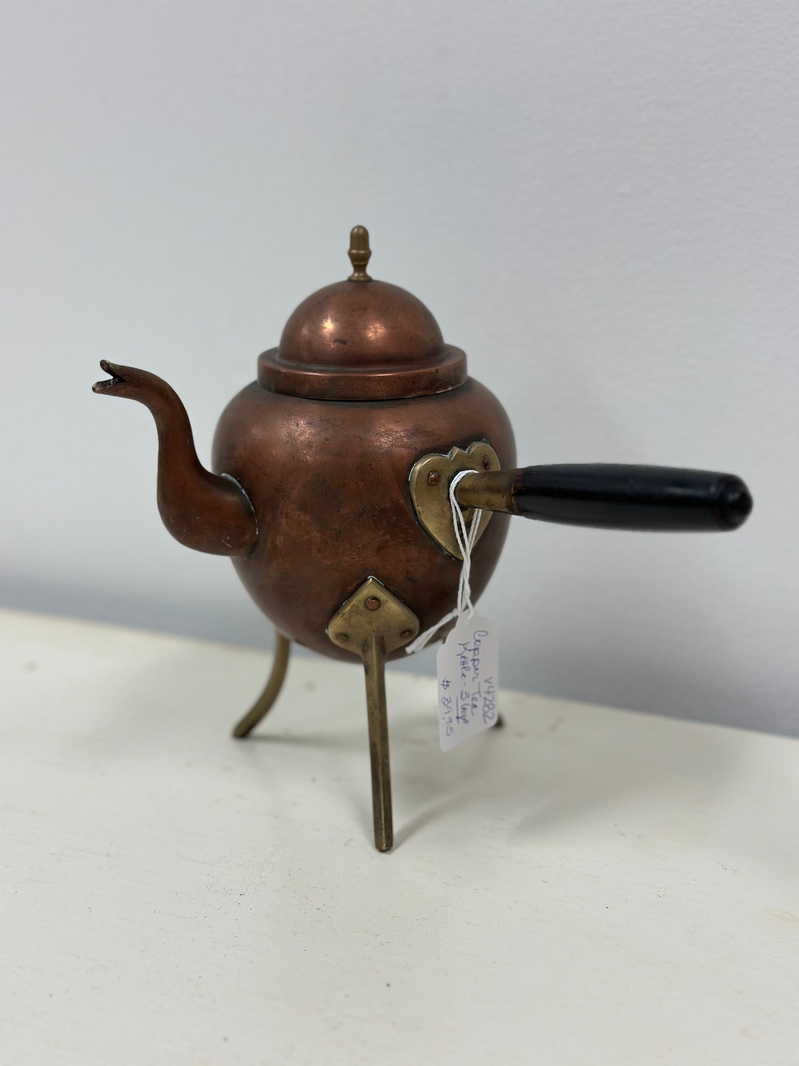 Antique Copper/Brass Tea Kettle