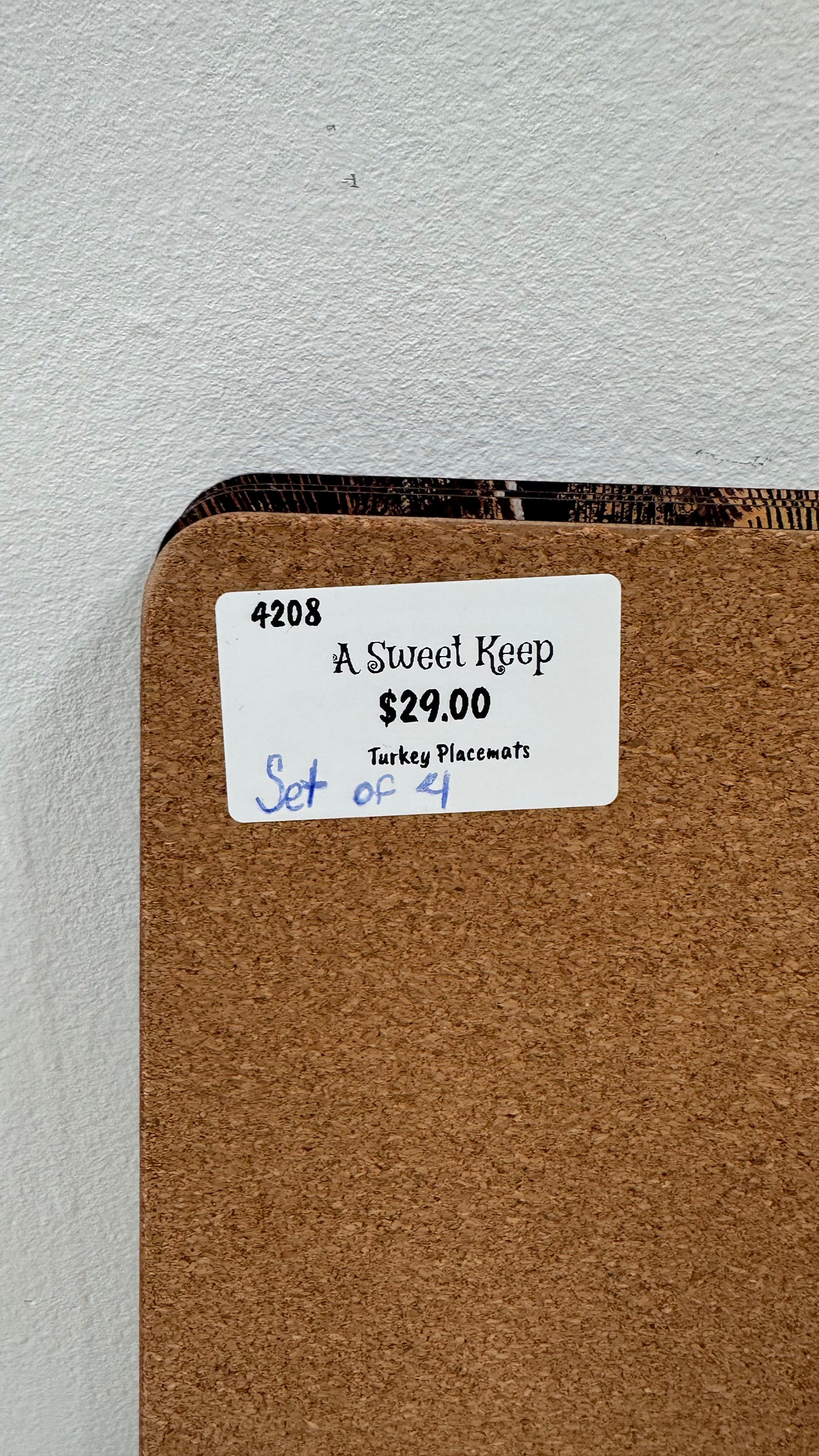 Turkey Placemats (Set of 4)