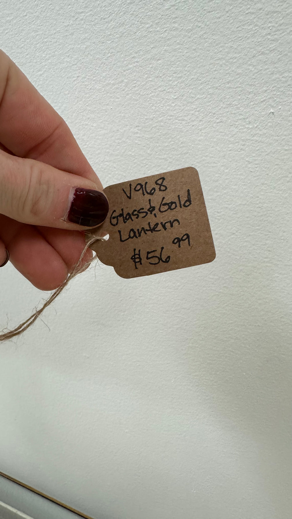 Brass/Glass/Gold Lantern