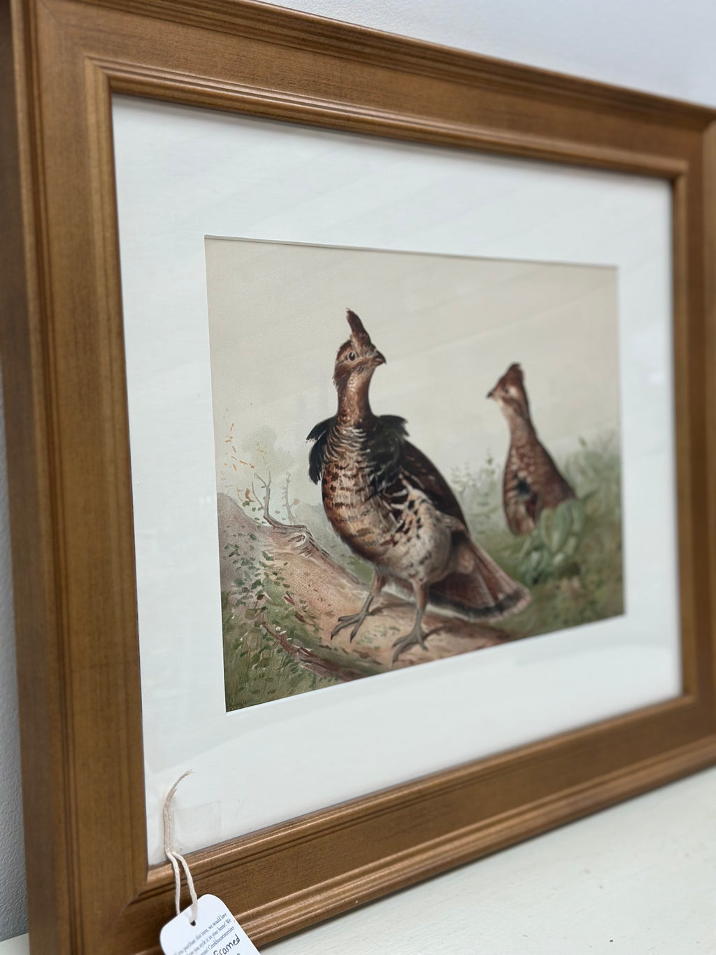 Custom Gold Framed Pheasants