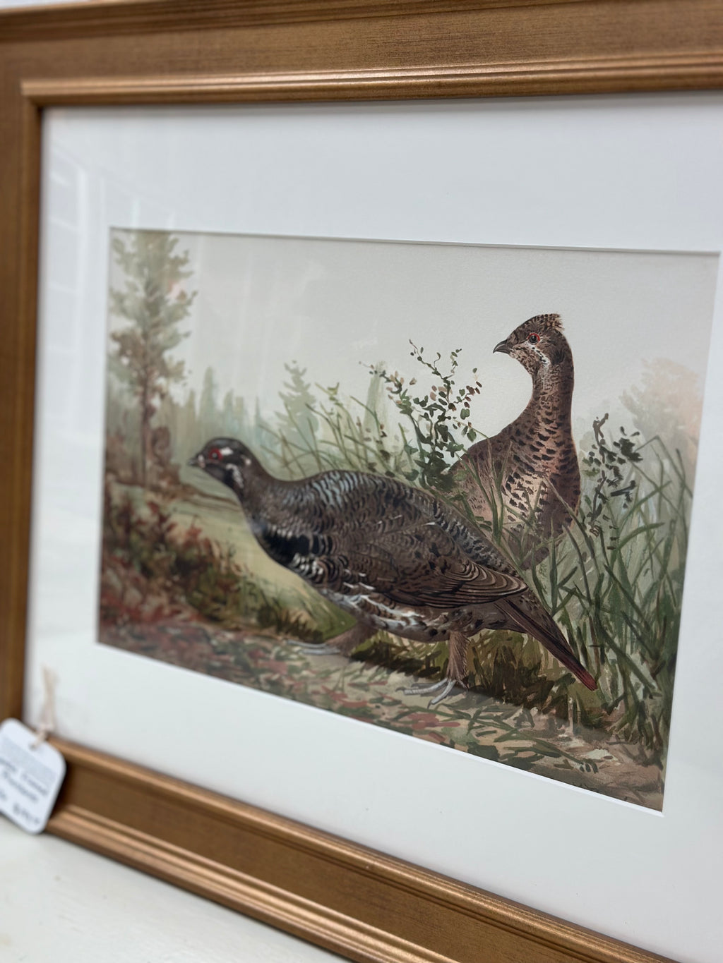 Custom Gold Framed Pheasants