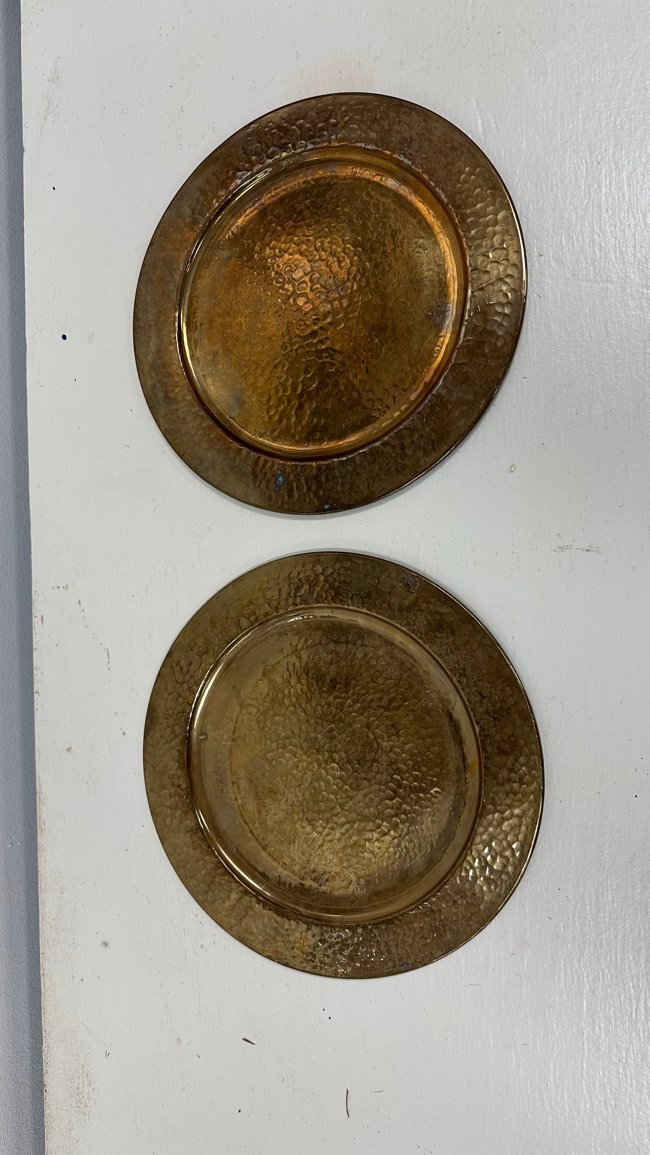 Vintage Brass Gold Charger